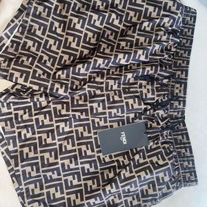 Fendi Brown fabric Swim Shorts